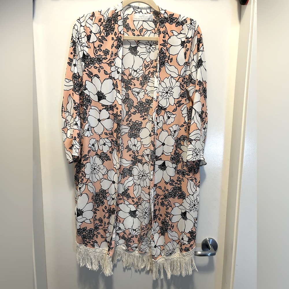 Zara | Trafaluc | Floral Kimono